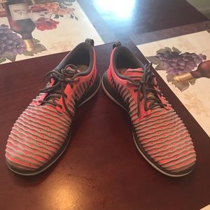 Nike pink and gray sneakers 7 kids
